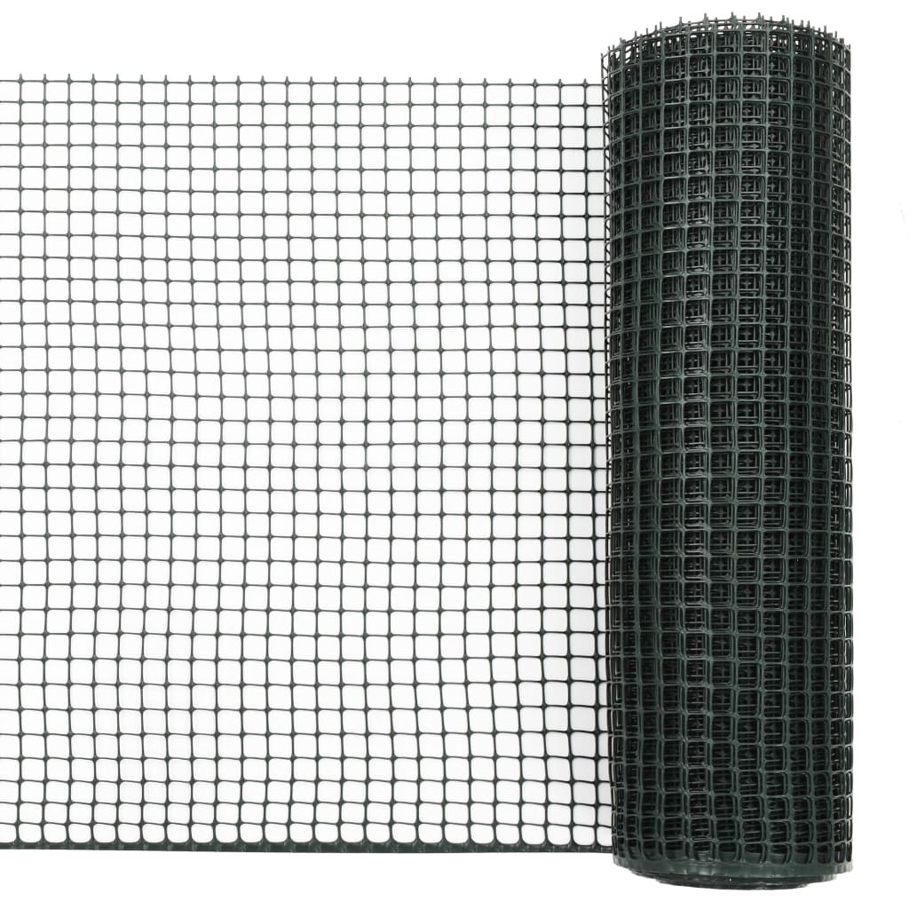 Garden Fence Mesh HDPE 50x0.6 m Green